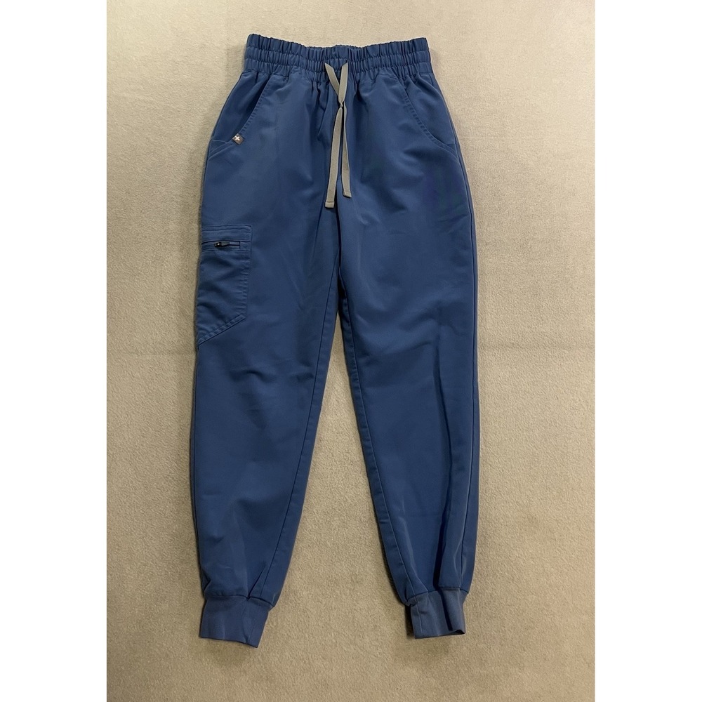 FIGS Scrub Pants Light Blue Technical Collection Women's Size XS Petite